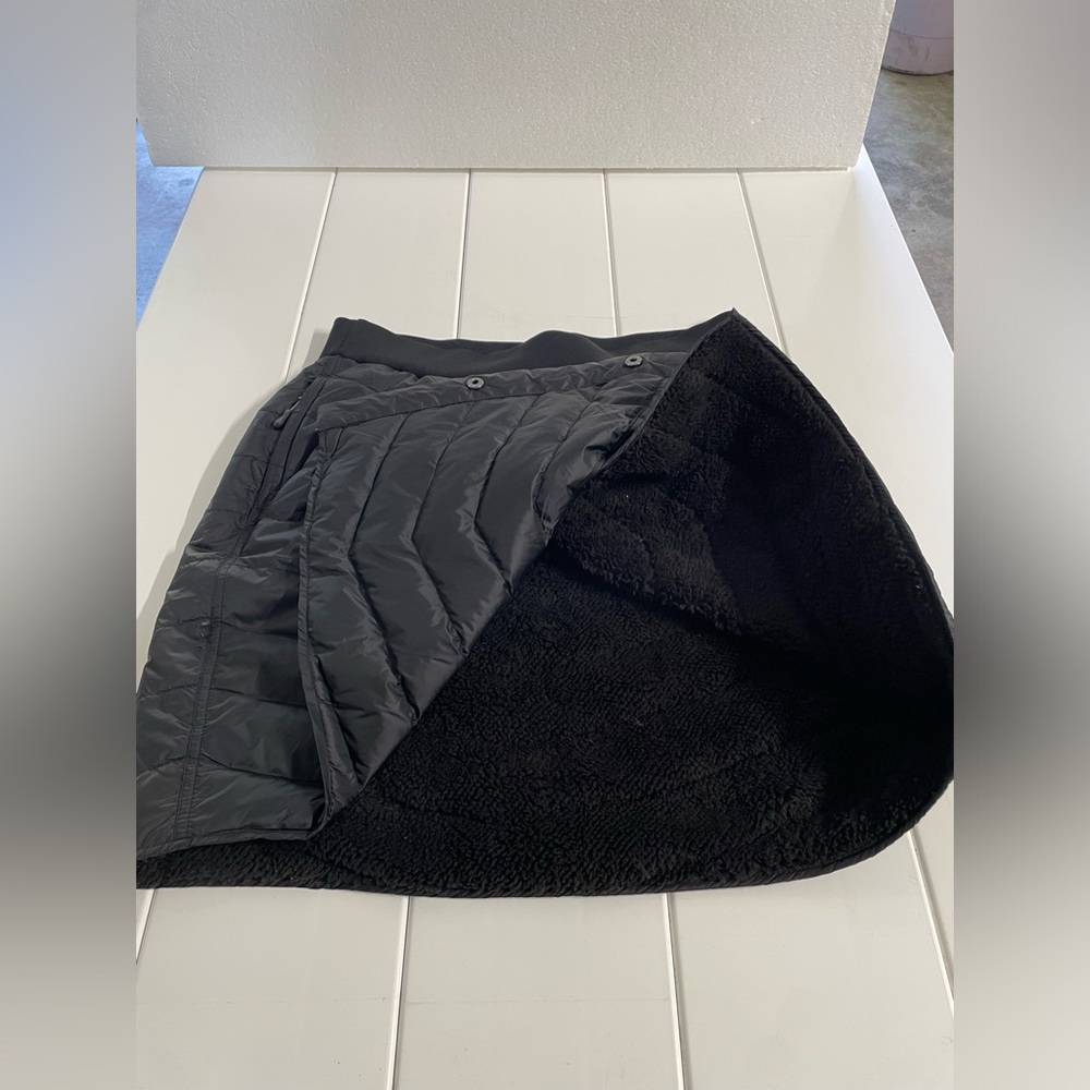 Aventure Black Down Winter Skirt, Size M, EUC - Picture 9 of 10